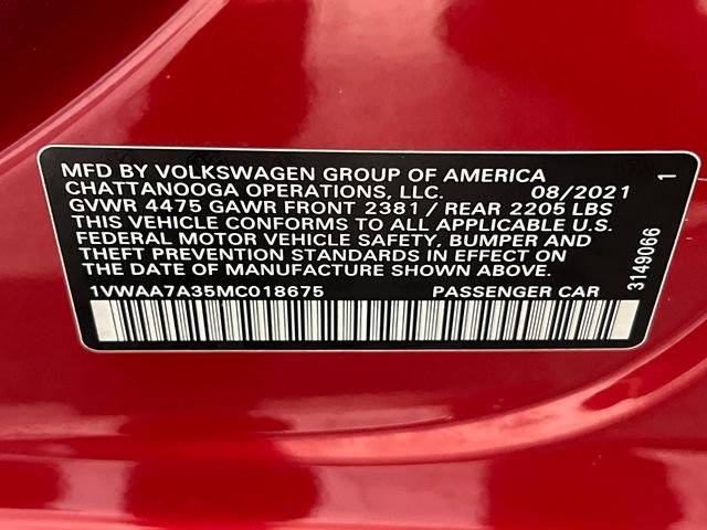 Used 2021 Volkswagen Passat 2.0T S FWD image 27