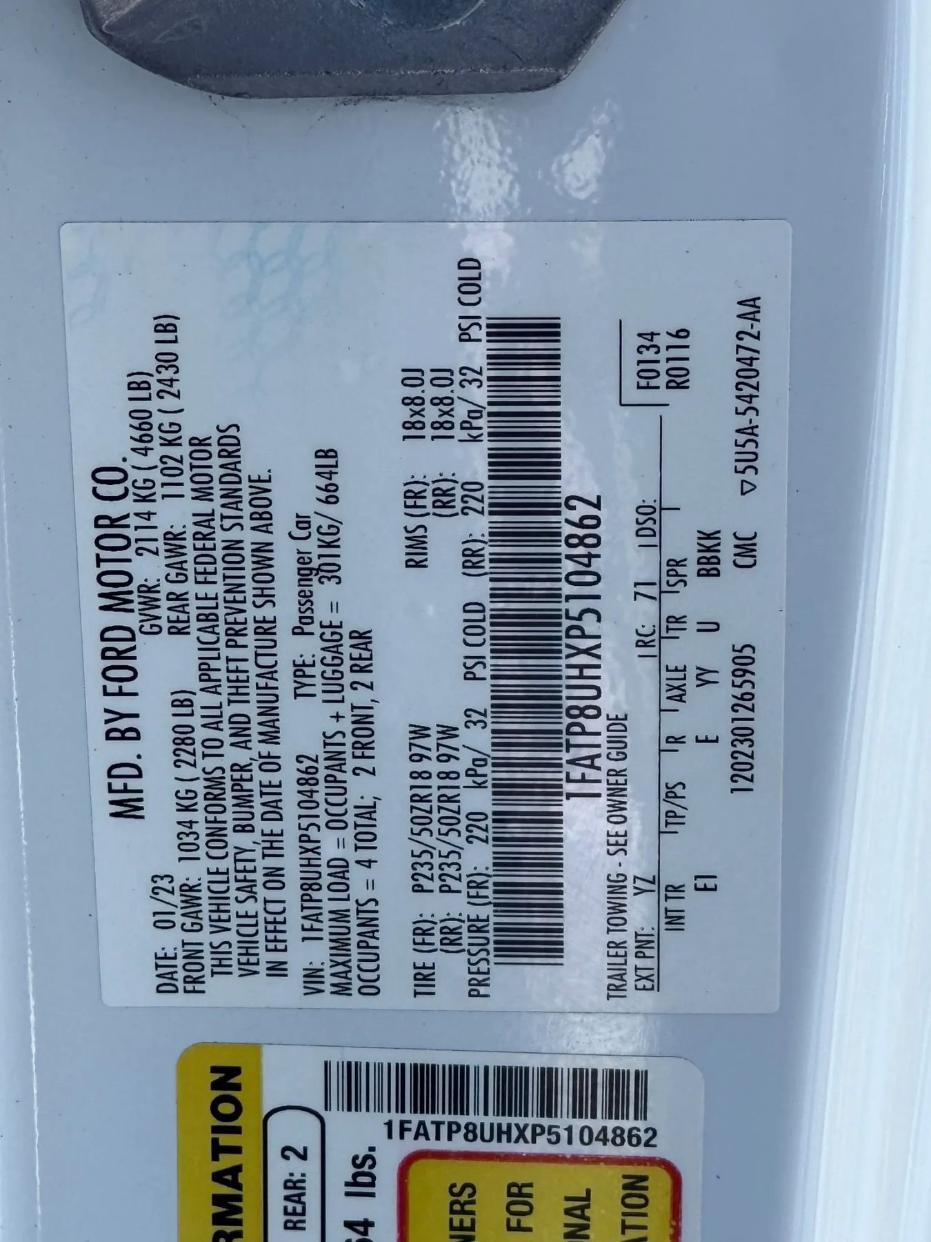 Used 2023 Ford Mustang Premium RWD image 31