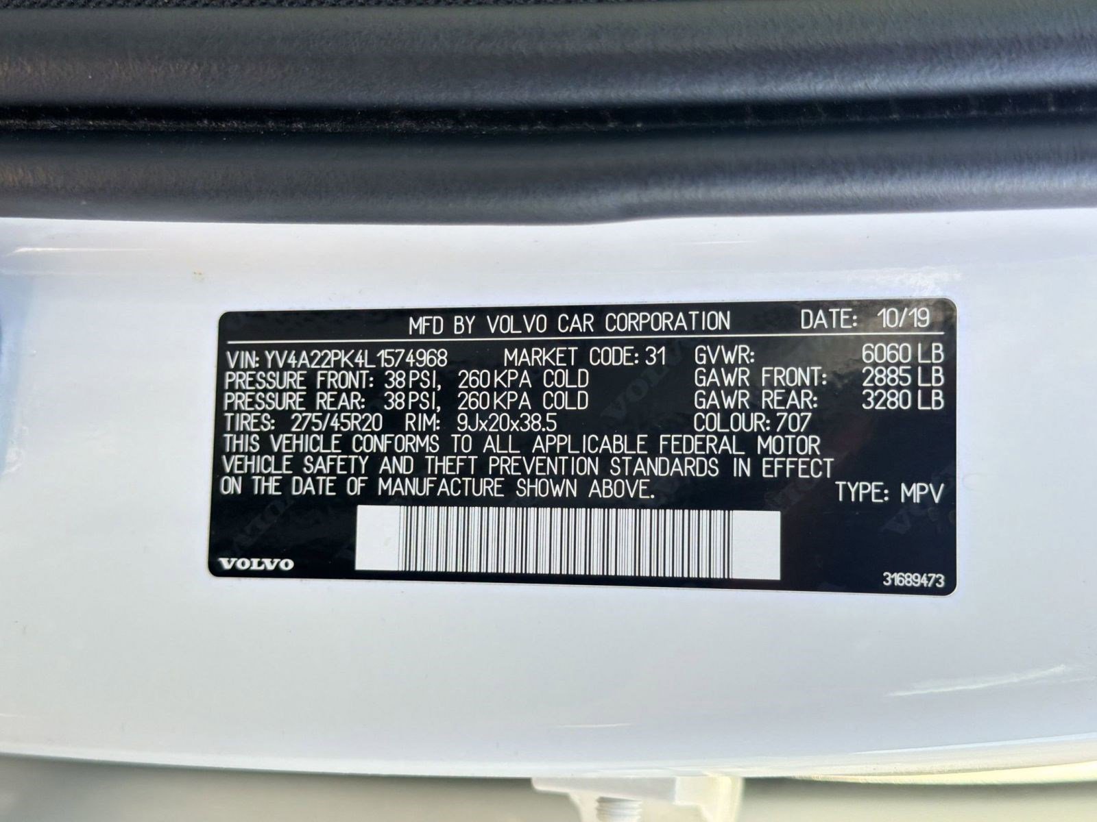 Used 2020 Volvo XC90 T6 Momentum w/ Protection Package Premier AWD/4WD image 20