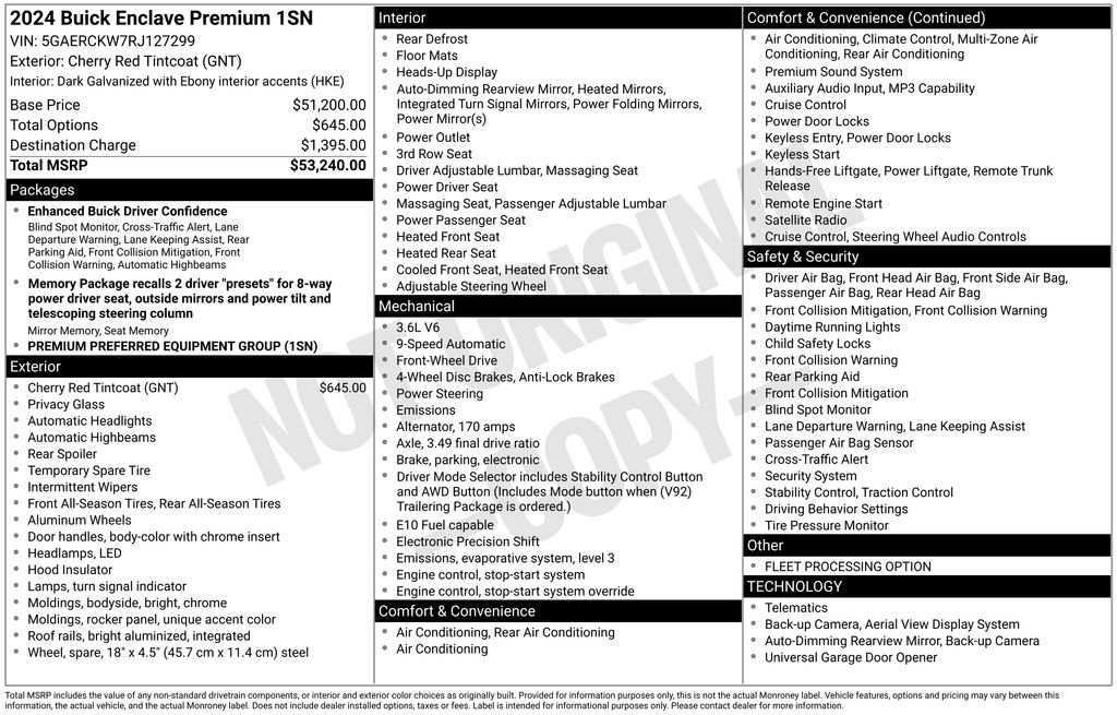 Used 2024 Buick Enclave Premium image 57