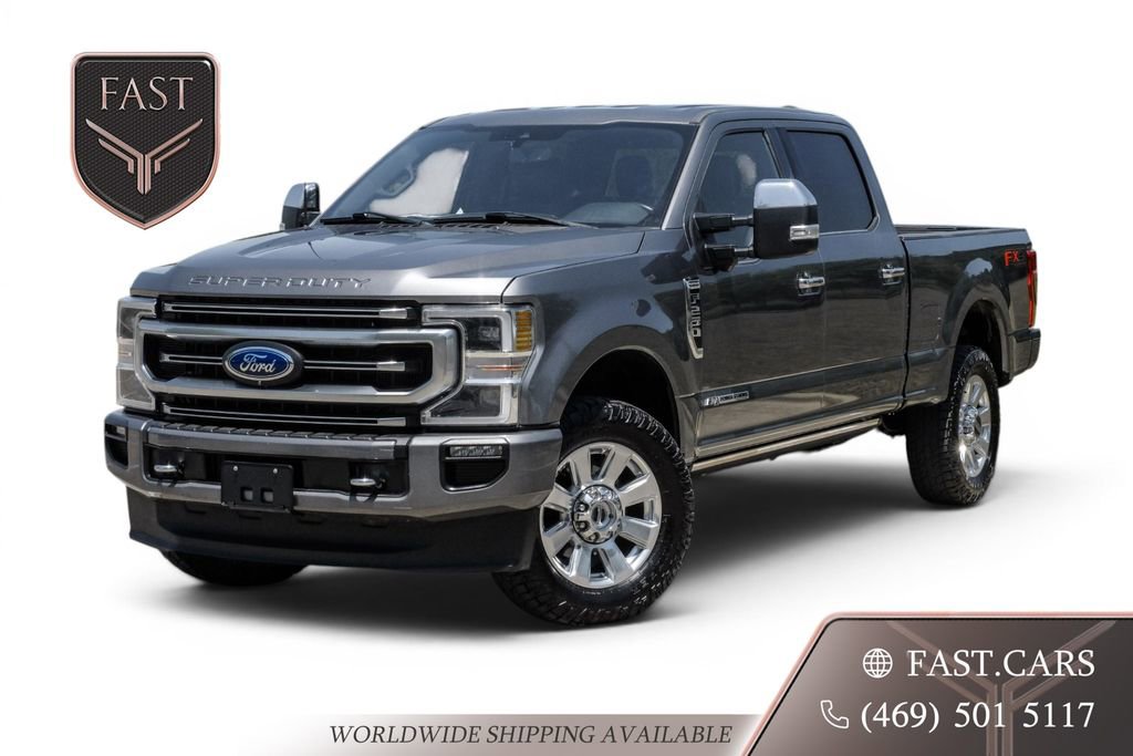 Used 2021 Ford F250 Platinum w/ FX4 Off-Road Package AWD/4WD image 1