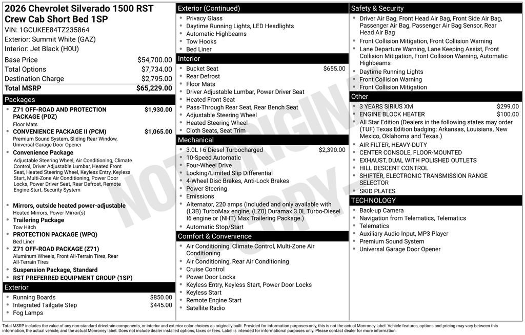 New 2026 Chevrolet Silverado 1500 RST image 4