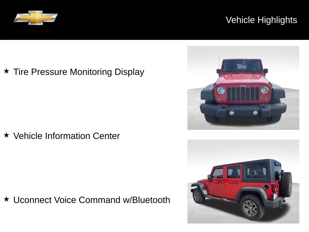 Used 2015 Jeep Wrangler Unlimited Sport w/ Connectivity Group AWD/4WD image 19