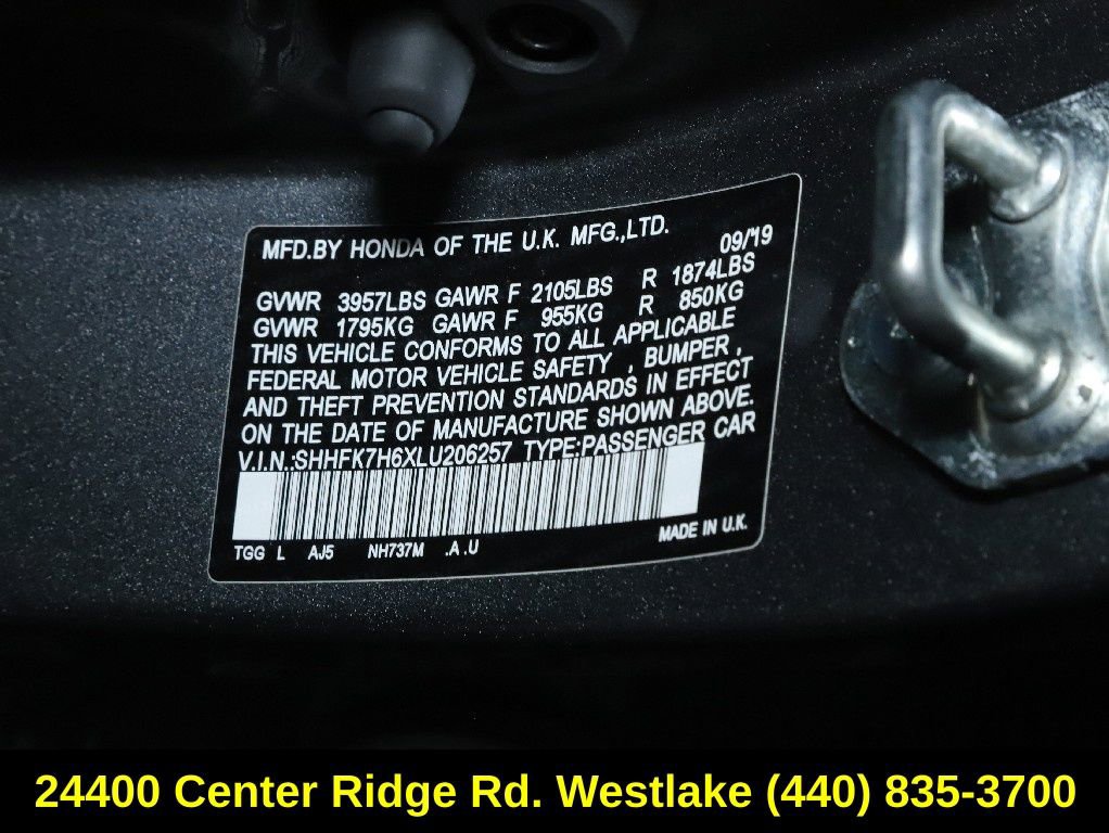 Used 2020 Honda Civic EX image 20