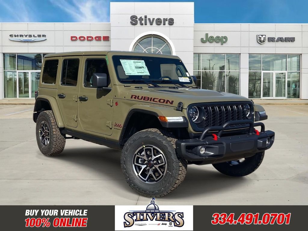 New 2026 Jeep Wrangler Unlimited Rubicon w/ Steel Bumper Group