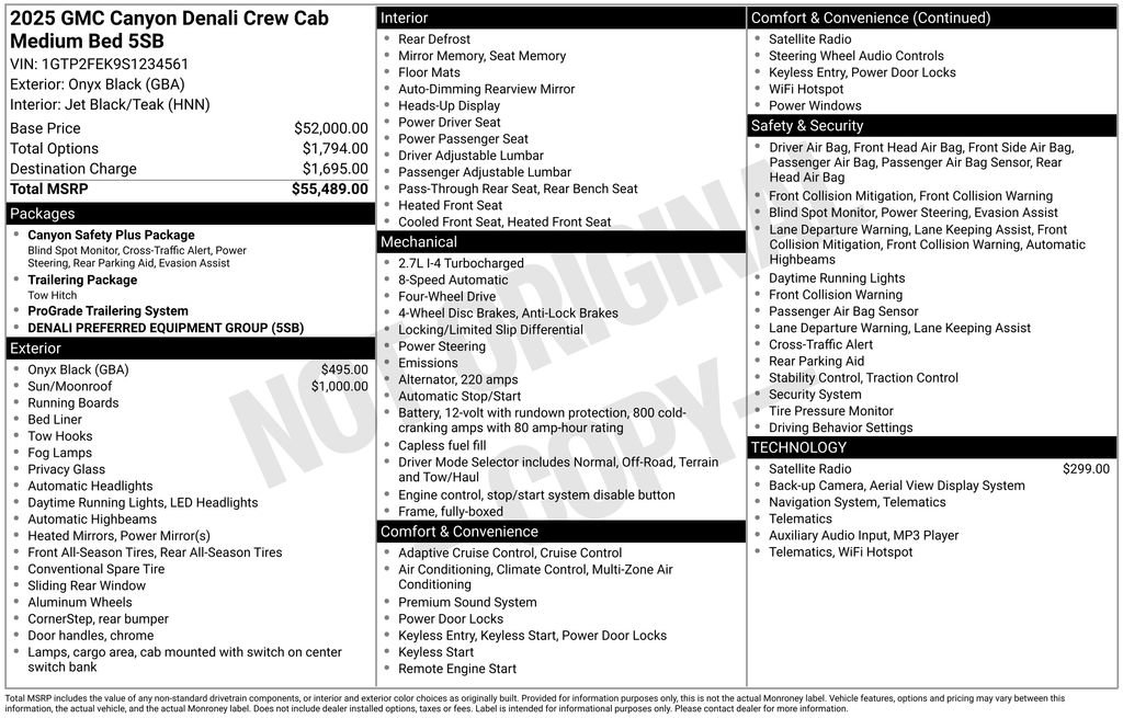 Used 2025 GMC Canyon Denali image 9