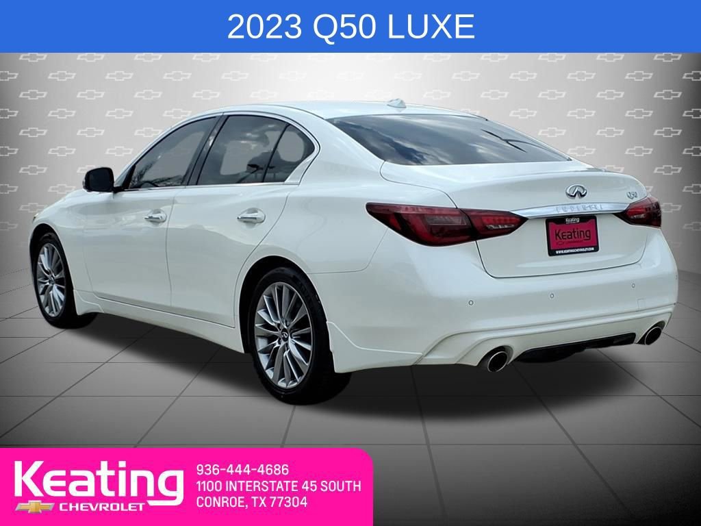 Used 2023 INFINITI Q50 Luxe w/ Cargo Package image 2