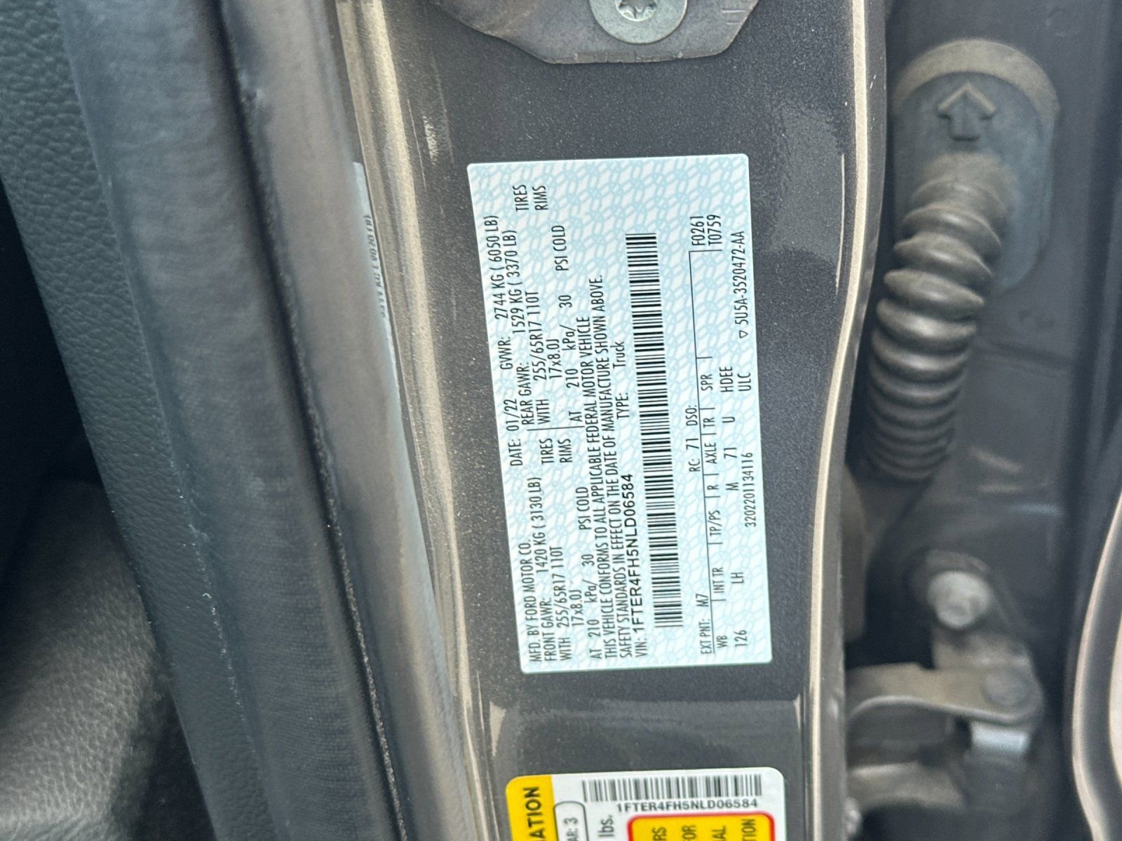 Used 2022 Ford Ranger XLT w/ Equipment Group 301A Mid AWD/4WD image 26