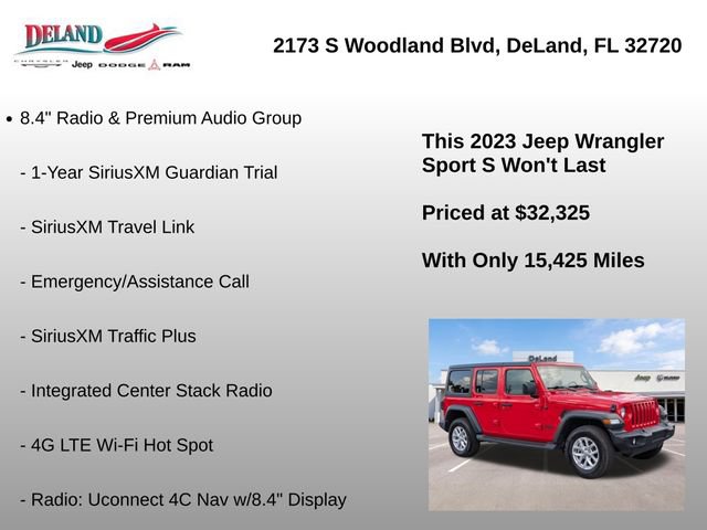 Used 2023 Jeep Wrangler Unlimited Sport AWD/4WD image 30