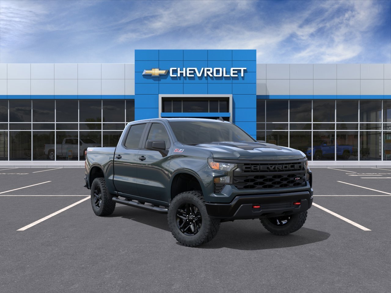 New 2026 Chevrolet Silverado 1500 Custom Trail Boss AWD/4WD image 1