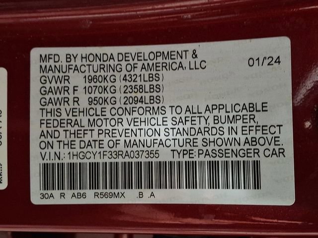 Used 2024 Honda Accord EX image 27