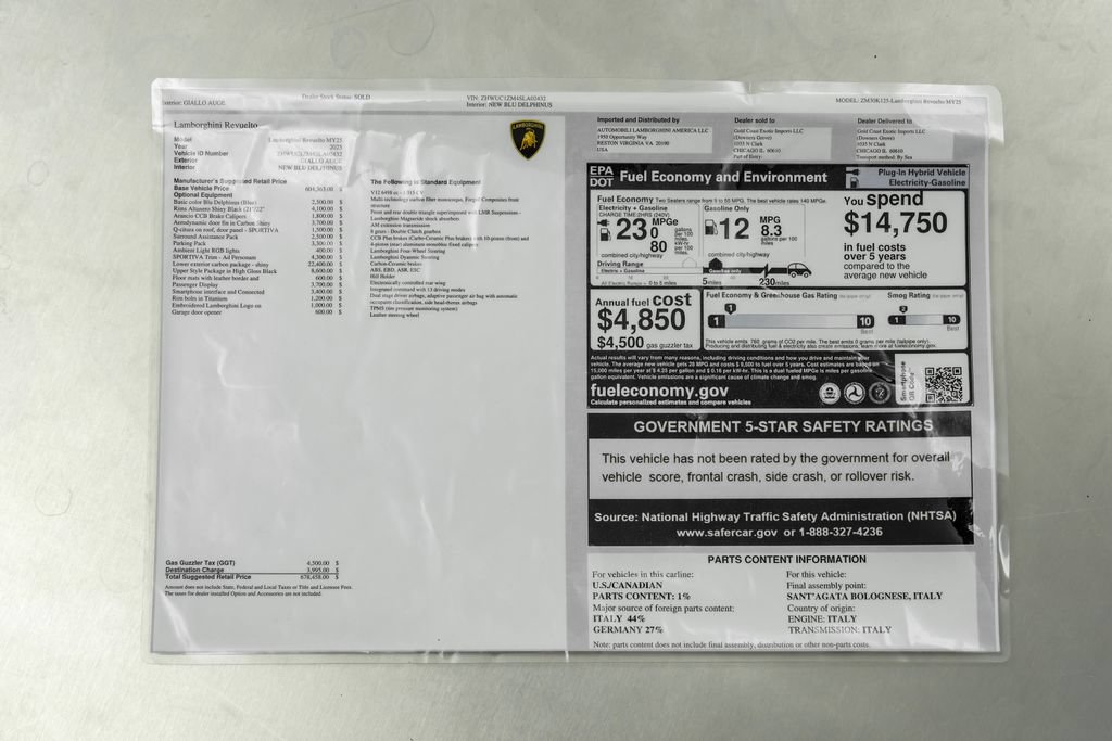 Used 2025 Lamborghini Revuelto AWD/4WD image 66