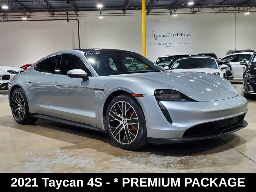 Used 2021 Porsche Taycan 4S AWD/4WD image 3
