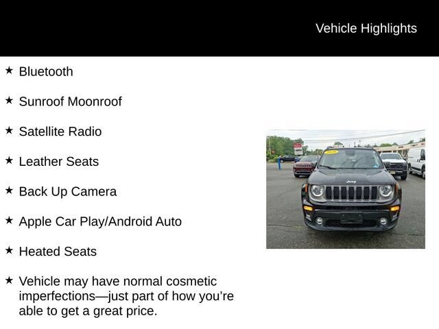 Used 2020 Jeep Renegade Limited w/ Safety and Security Group AWD/4WD image 6