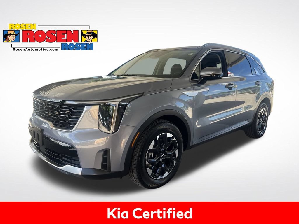 Certified 2025 Kia Sorento S w/ Panoramic Sunroof Package FWD image 1
