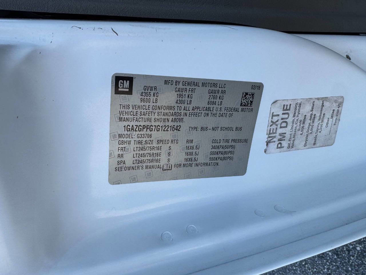 Used 2016 Chevrolet Express 3500 LT w/ LT Preferred Equipment Group image 43