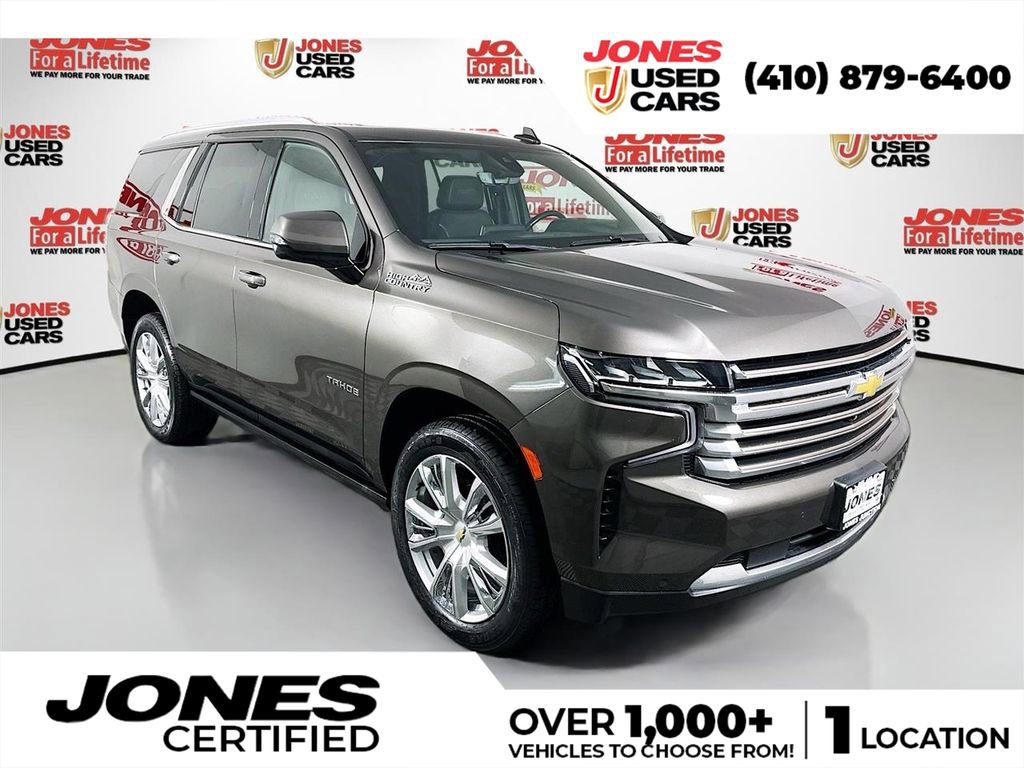 Used 2021 Chevrolet Tahoe High Country w/ Premium Package AWD/4WD image 1