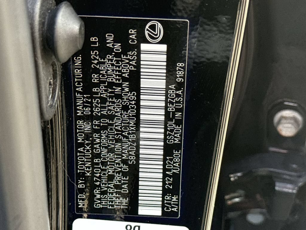 Used 2021 Lexus ES 350 w/ Premium Package FWD image 27