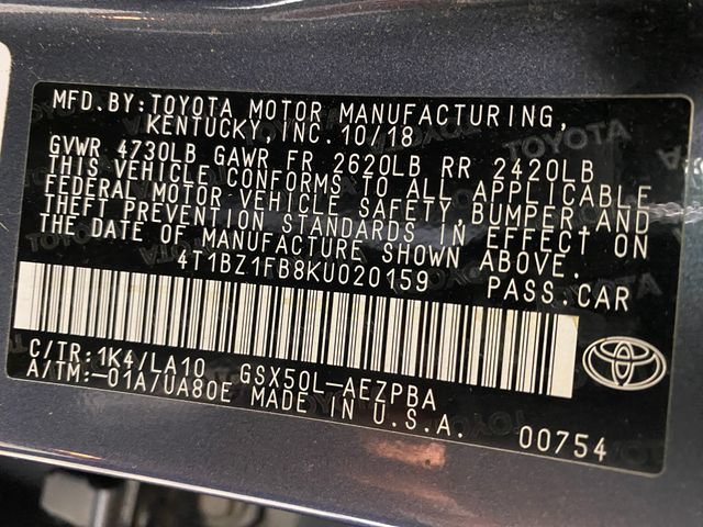 Certified 2019 Toyota Avalon Limited w/ Advanced Safety Package FWD image 24