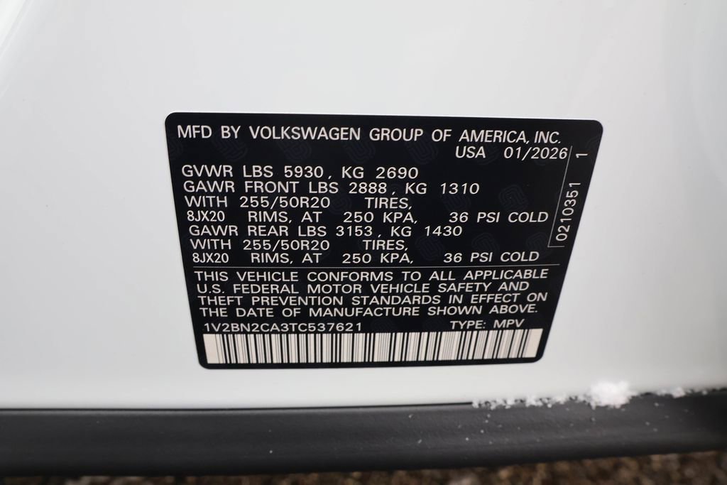 New 2026 Volkswagen Atlas SEL image 51