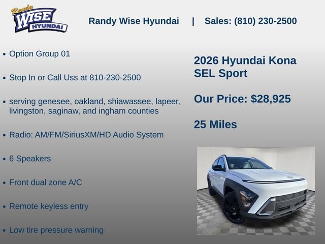 New 2026 Hyundai Kona SEL Sport AWD/4WD image 5