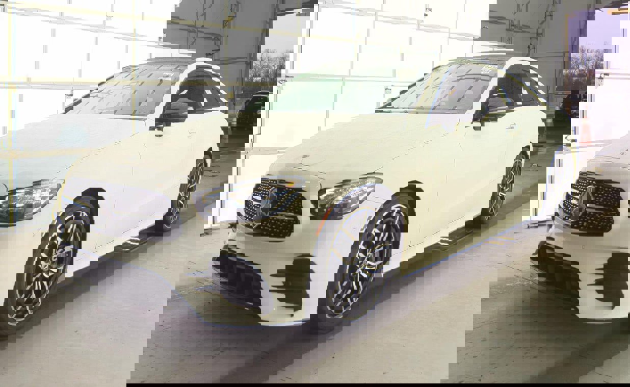 Used 2021 Mercedes-Benz E 450 4MATIC Coupe w/ AMG Line image 1