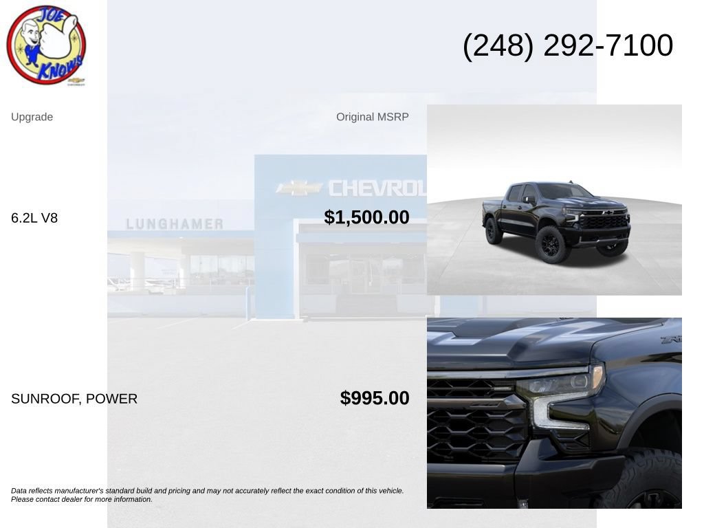 New 2026 Chevrolet Silverado 1500 ZR2 w/ Dark Appearance Package AWD/4WD image 5