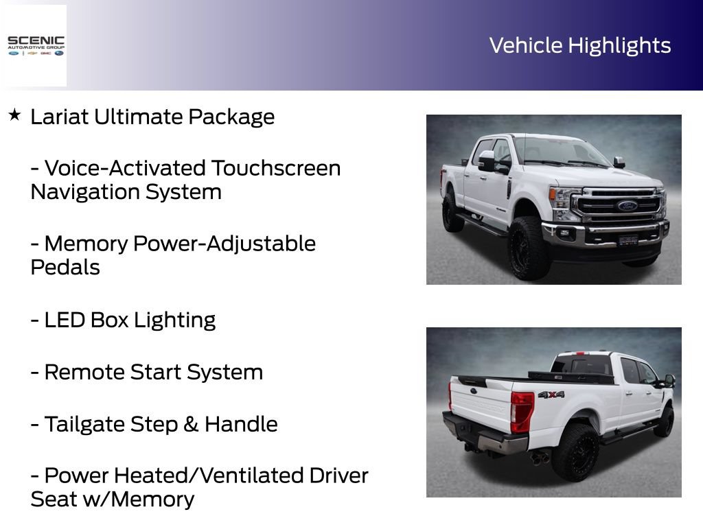 Used 2020 Ford F350 Lariat w/ Lariat Ultimate Package AWD/4WD image 10