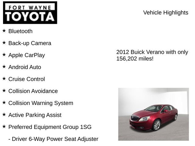 Used 2012 Buick Verano Convenience image 7