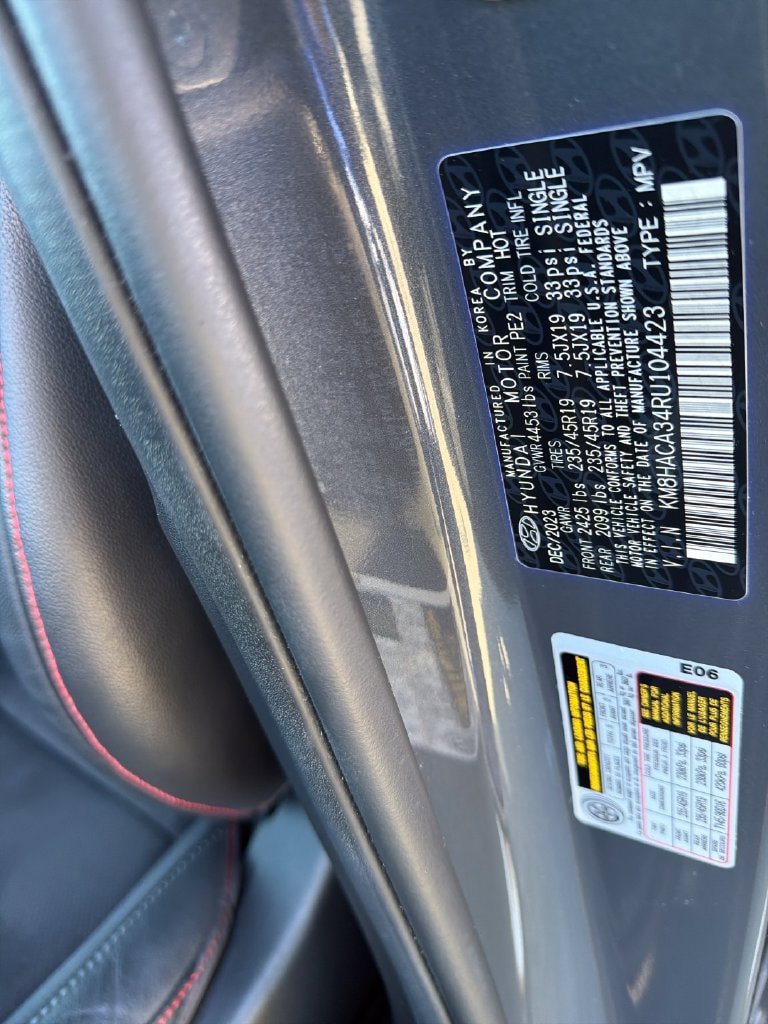 Certified 2024 Hyundai Kona N Line AWD/4WD image 29