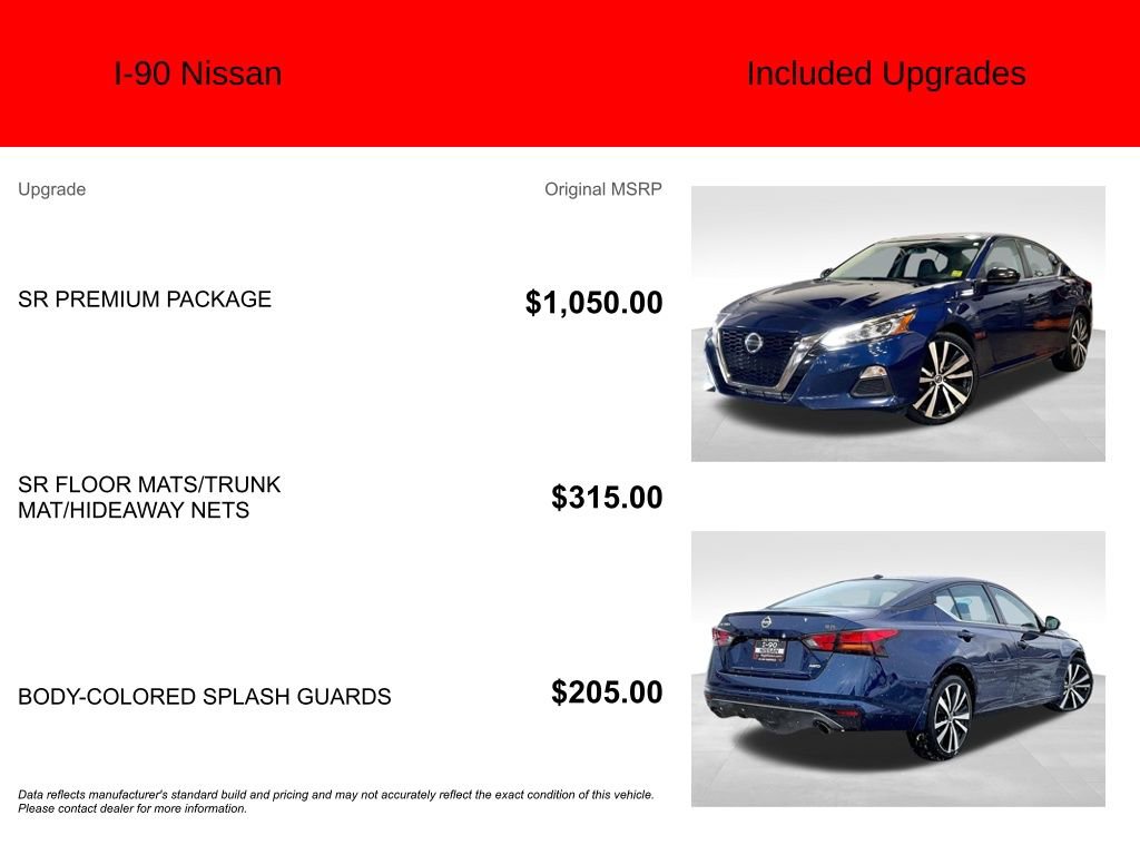 Used 2019 Nissan Altima 2.5 SR w/ SR Premium Package image 6