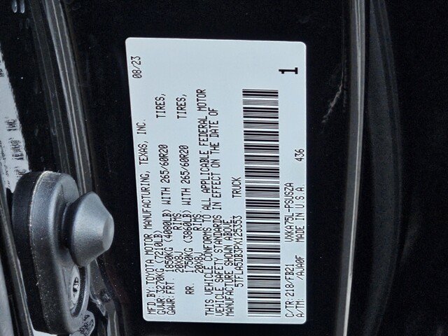 Used 2023 Toyota Tundra SR5 w/ TRD Sport Package AWD/4WD image 33