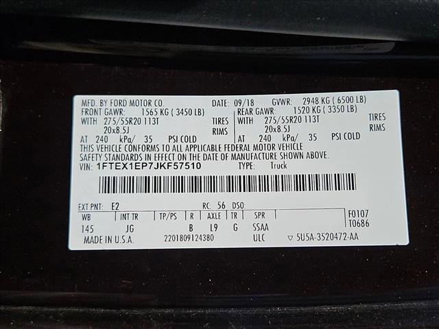 Used 2018 Ford F150 XL w/ Equipment Group 101A Mid AWD/4WD image 25