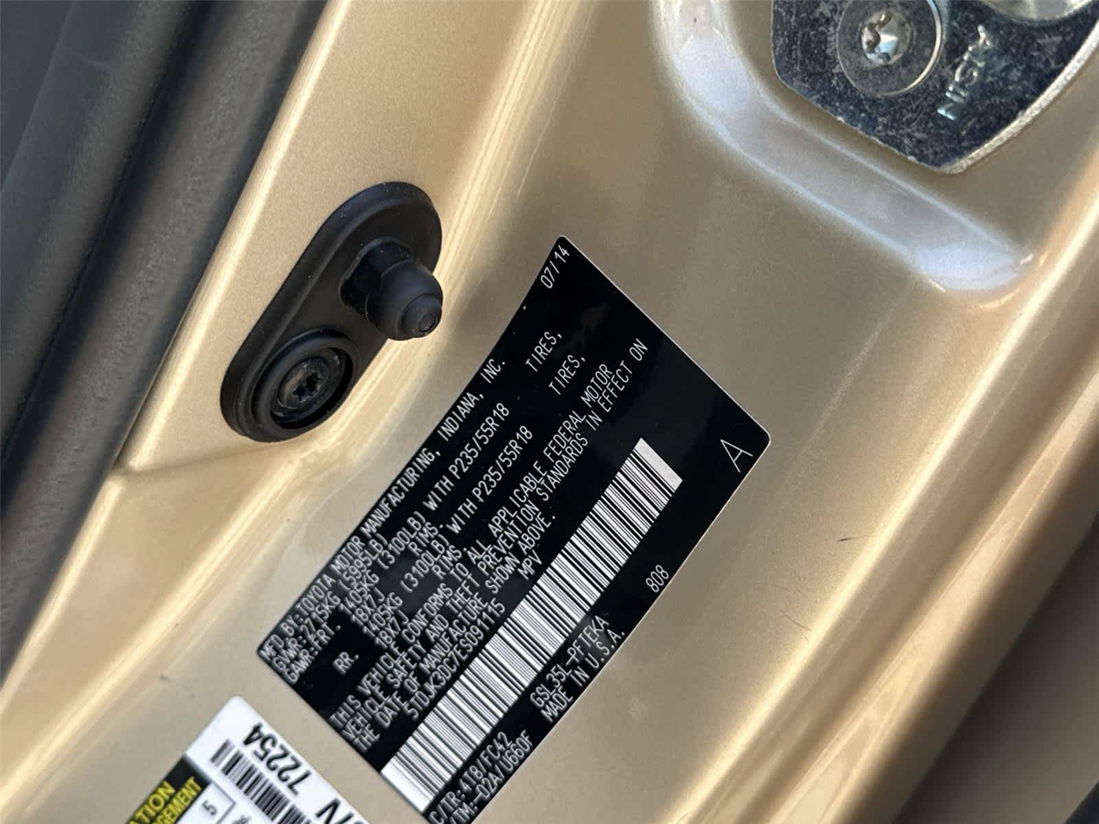 Used 2014 Toyota Sienna LE AWD/4WD image 30