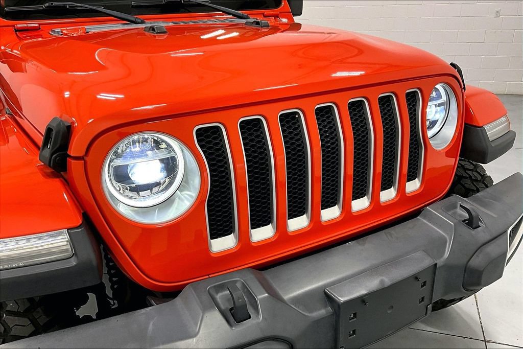 Used 2020 Jeep Wrangler Unlimited Sahara w/ Uconnect 4C Nav & Sound Group AWD/4WD image 34