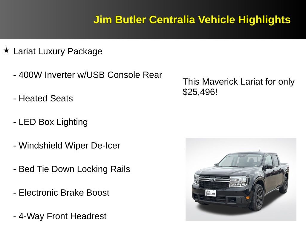 Used 2023 Ford Maverick Lariat w/ Lariat Luxury Package image 5