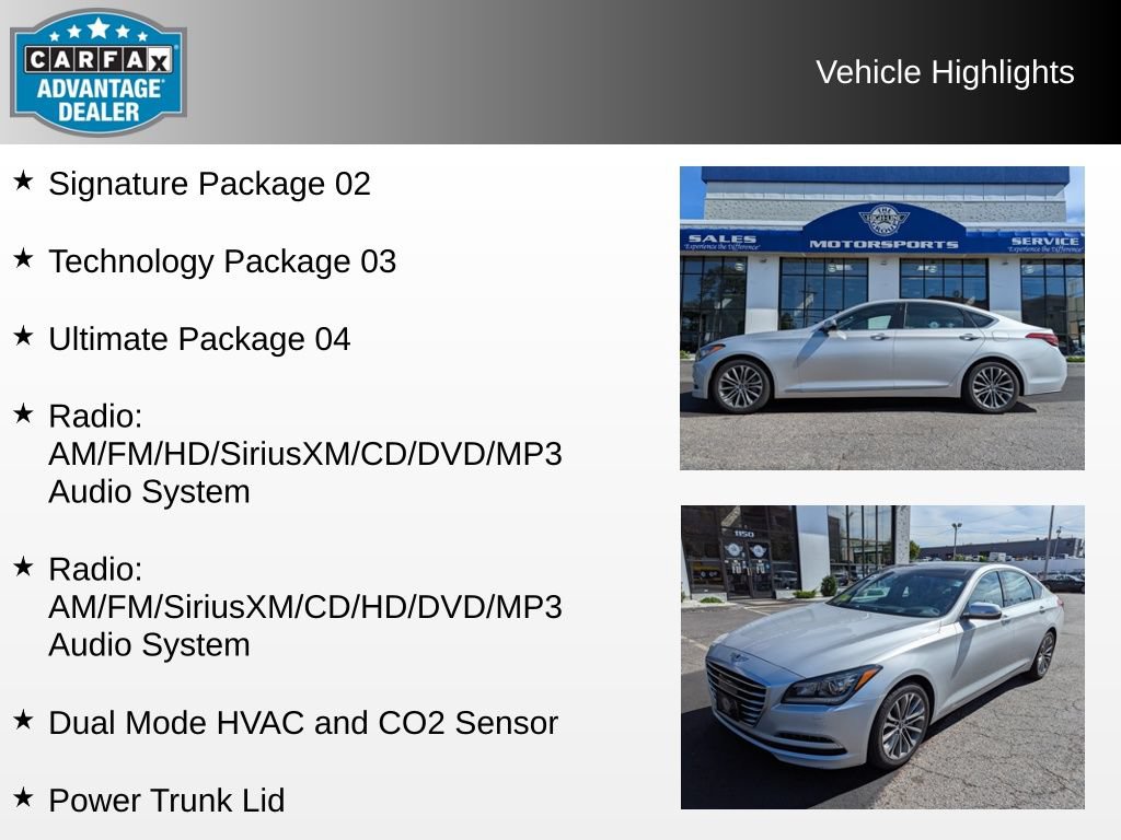 Used 2015 Hyundai Genesis 3.8 w/ Option Group 04 AWD/4WD image 4