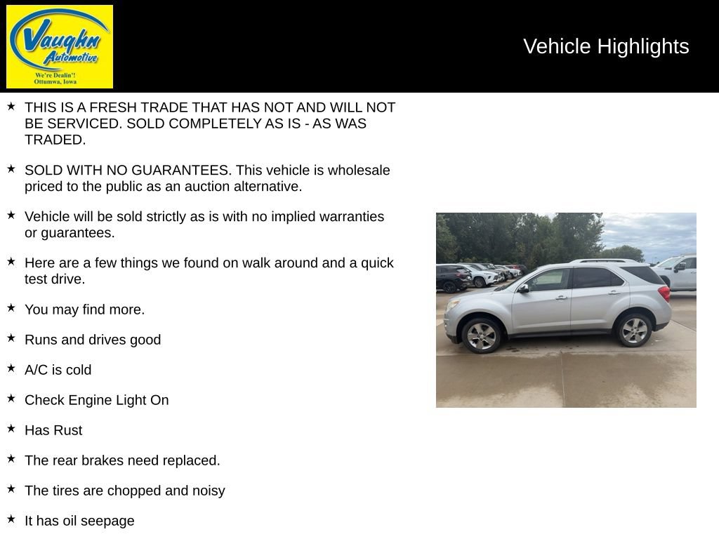 Used 2013 Chevrolet Equinox LTZ FWD image 2