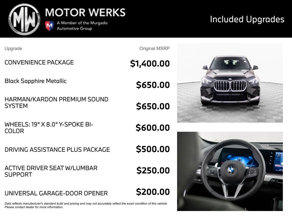 New 2026 BMW X1 xDrive28i w/ Convenience Package AWD/4WD image 4
