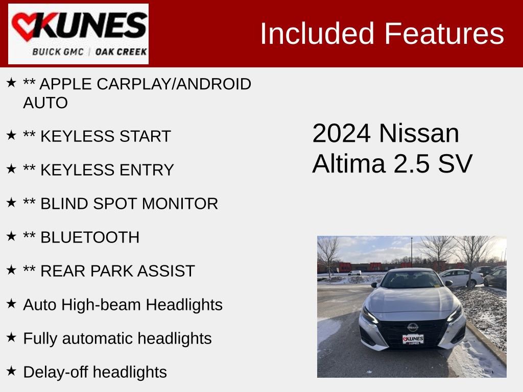 Used 2024 Nissan Altima 2.5 SV image 2