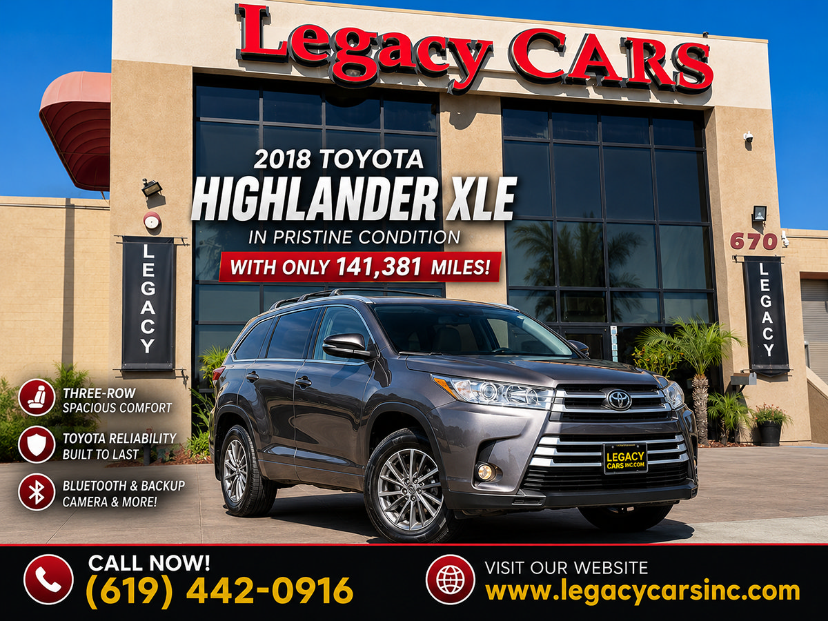 Used 2018 Toyota Highlander XLE FWD image 2