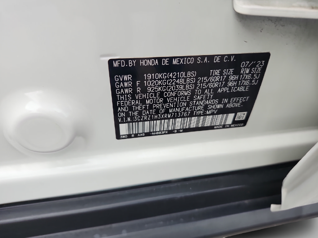Certified 2024 Honda HR-V LX image 36