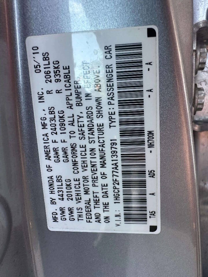 Used 2010 Honda Accord EX image 35