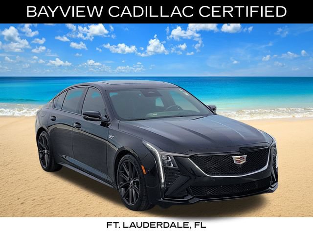 Certified 2025 Cadillac CT5 V w/ Technology Package RWD image 9