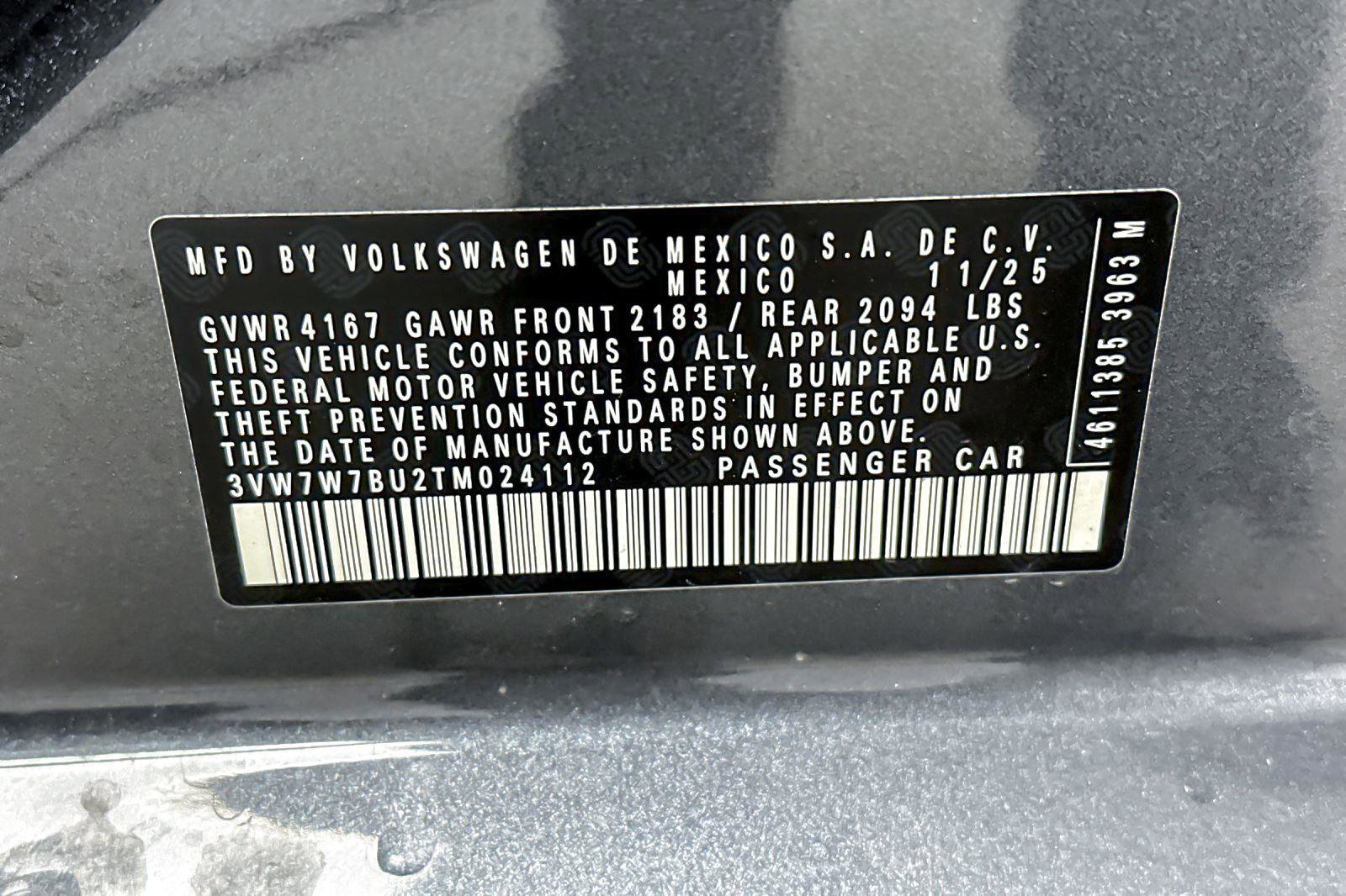 New 2026 Volkswagen Jetta SE image 25