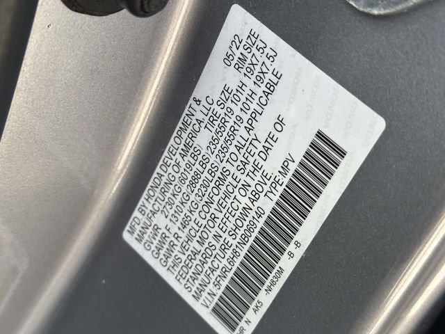 Certified 2022 Honda Odyssey Touring image 14