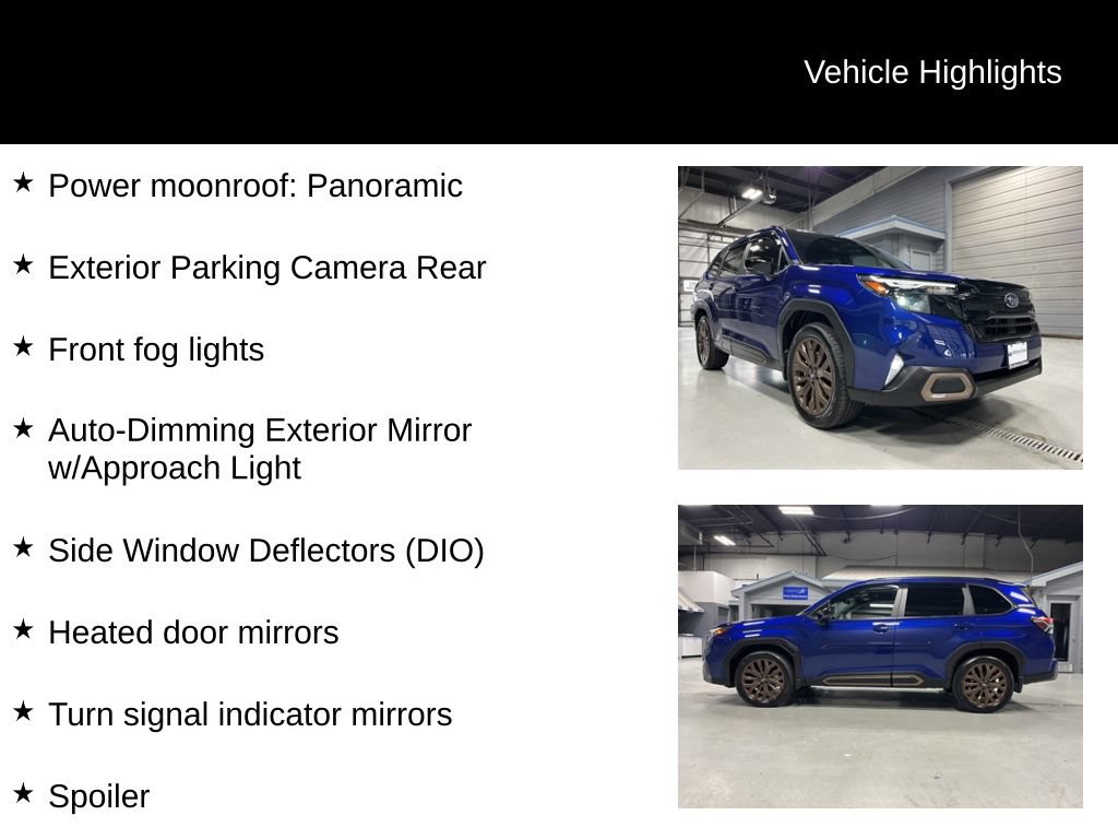 Certified 2025 Subaru Forester Sport AWD/4WD image 13