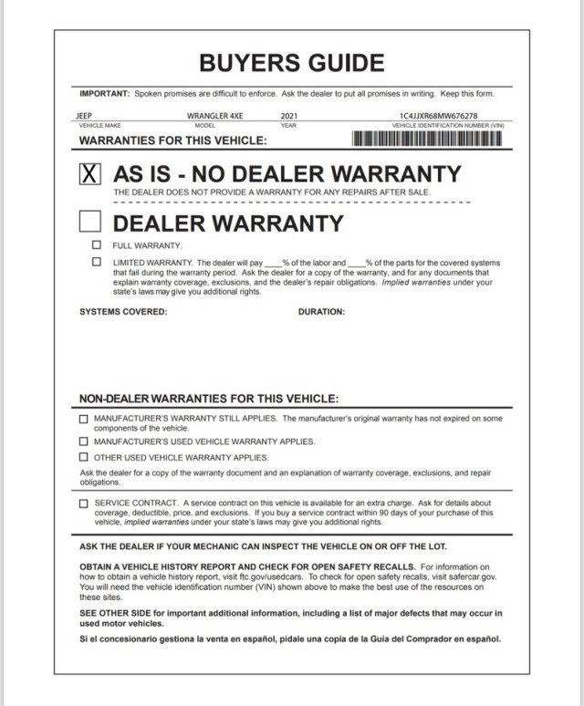 Used 2021 Jeep Wrangler Unlimited Rubicon 4xe w/ Steel Bumper Group image 30