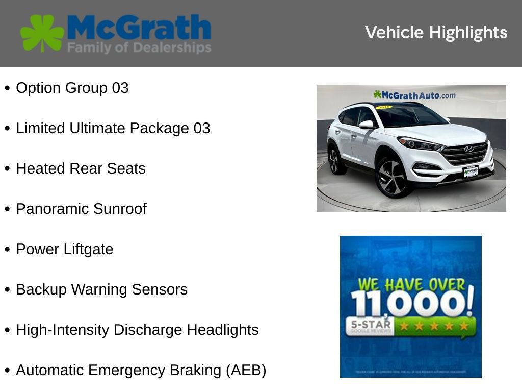 Used 2016 Hyundai Tucson Limited w/ Option Group 03 AWD/4WD image 5