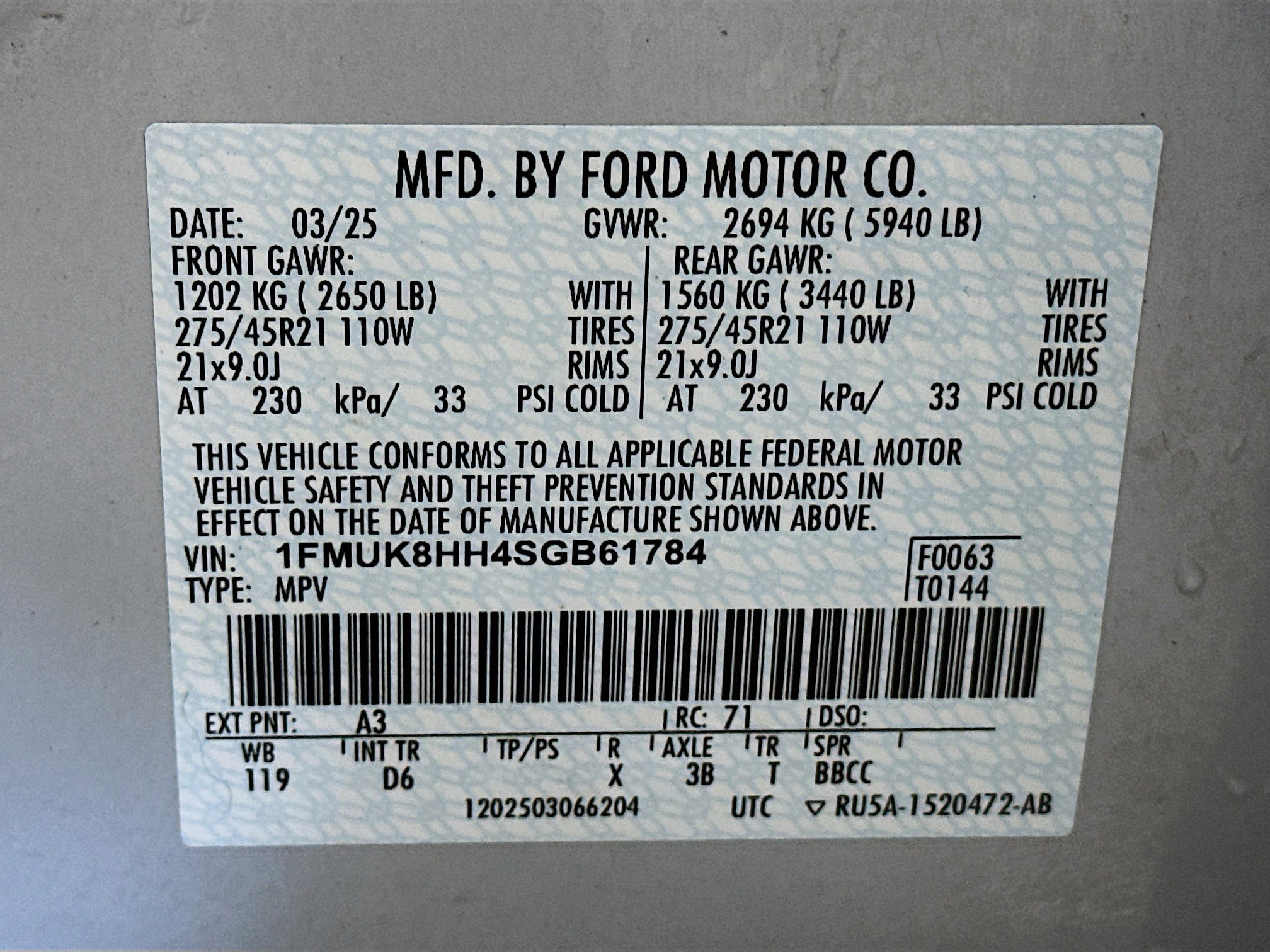 Used 2025 Ford Explorer Platinum w/ LUX Leather Package image 12